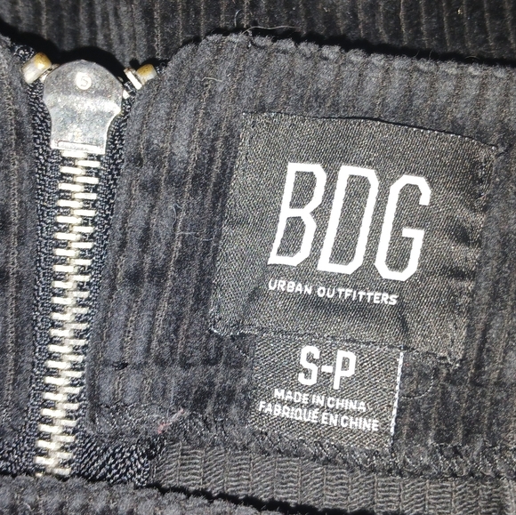 Two corduroy skirts, Forever 21 Pink Mini Skirt and Urban Outfitters Black Skirt - Picture 14 of 15